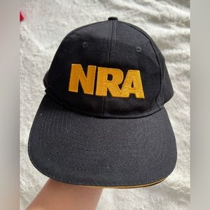 NRA Adjustable Black Baseball Hat